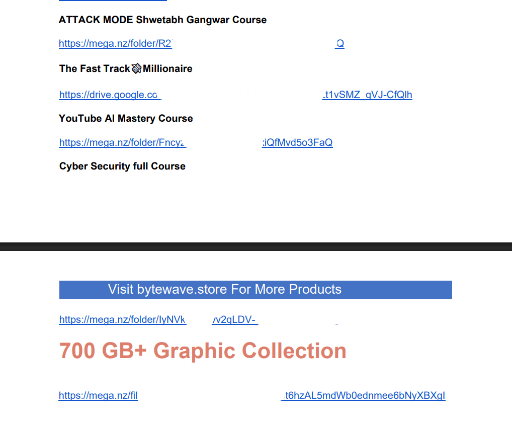 Ultimate Premium Digital Products Bundle | Courses, Tools, Software, Etc - Byte Wave