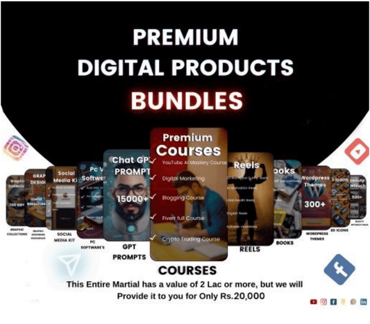 Ultimate Premium Digital Products Bundle | Courses, Tools, Software, Etc - Byte Wave