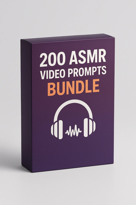 200 ASMR Video Prompts Bundle