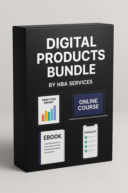 Digital Products Bundle by HBA Services – 24+ Premium Marketing Tools, 300+ Ad Swipes & ChatGPT Prompts